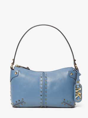 Astor Large Studded Leather Shoulder Bag image number 0