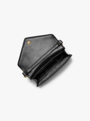 Jet Set Small Saffiano Leather Envelope Crossbody Bag