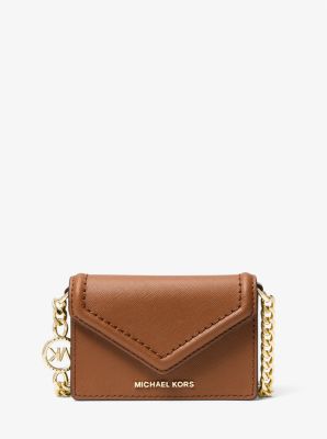 Jet Set Large Color-Block Saffiano Leather Envelope Crossbody Bag