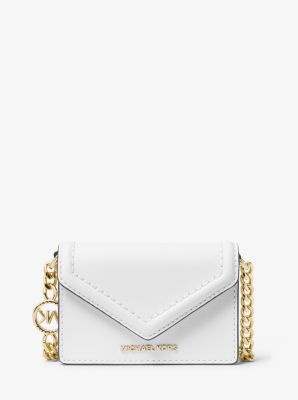 Michael Kors SMALL SAFFIANO LEATHER ENVELOPE CROSSBODY BAG