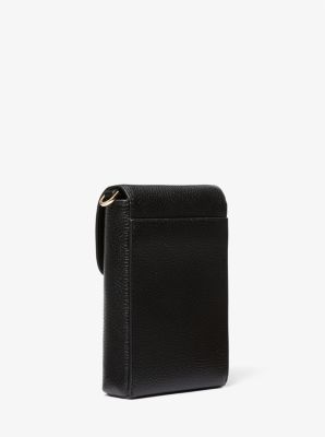 Jet Set Small Pebbled Leather Chain-Link Smartphone