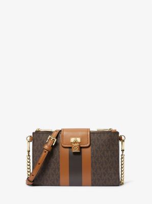 Ruby Small Logo Stripe Crossbody Bag