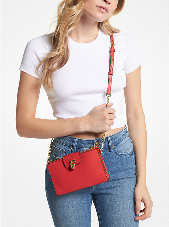 Ruby Small Saffiano Leather Crossbody Bag image number 2