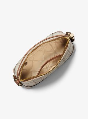 Michael Kors Rose Gold Logo Jet Set Travel Medium Dome Crossbody Bag, Best  Price and Reviews