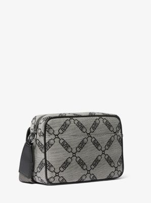 Louis Vuitton monogram black Tone on tone shawl weaved jacquard