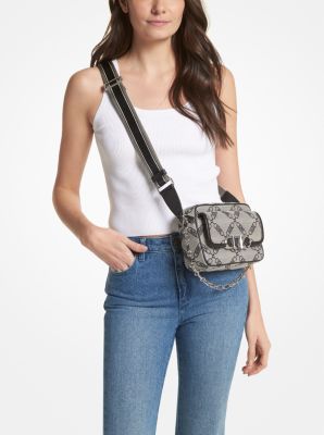 Buy Michael Kors Parker Medium Empire Logo Jacquard Crossbody Bag