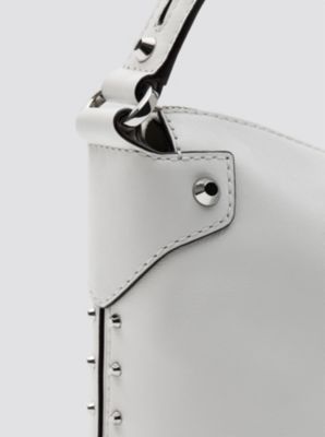 Astor Large Studded Leather Shoulder Bag