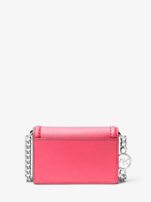 Jet Set Large Color-Block Saffiano Leather Envelope Crossbody Bag