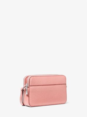 Michael Kors Jet Set Leather Convertible Crossbody Camera Belt Bag Soft Pink