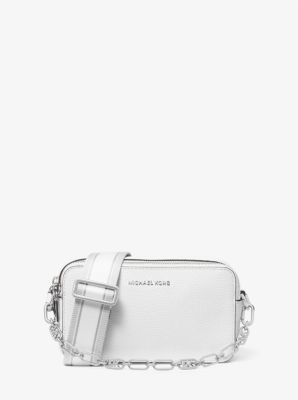 Jet Set Small Pebbled Leather Double-Zip Camera Bag