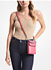 Jet Set Small Pebbled Leather Chain-Link Smartphone Crossbody Bag image number 3