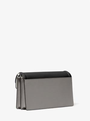 Jet Set Large Color-Block Saffiano Leather Envelope Crossbody Bag