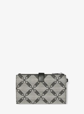 Smartphone-Brieftasche Adele aus Jacquard mit Empire-Logomuster image number 2