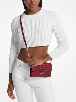 Tribeca Large Leather Convertible Crossbody Bag