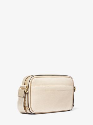 Maeve Large Canvas and Metallic Crossbody Bag | Michael Kors