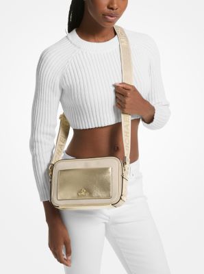 Maeve Large Canvas and Metallic Crossbody Bag image number 3