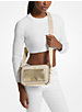 Maeve Large Canvas and Metallic Crossbody Bag image number 3