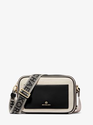 Maeve Large Canvas and Smooth Crossbody Bag | Michael Kors