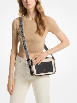 Maeve Large Canvas and Smooth Crossbody Bag | Michael Kors Canada