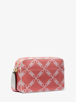 Parker Medium Empire Logo Jacquard Crossbody Bag