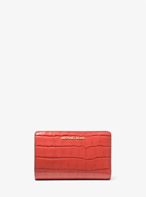 Empire Medium Crocodile Embossed Patent Leather Wallet image number 0