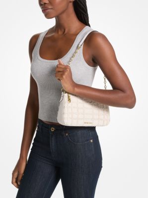 Empire Medium Frayed Denim Chain-Link Pochette image number 2