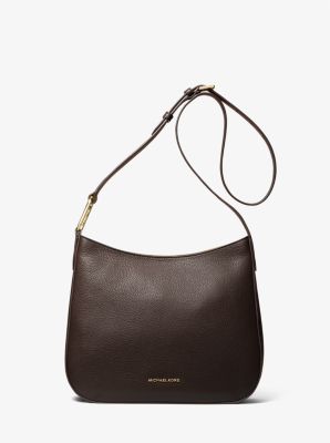 Kensington Large Pebbled Leather Crossbody Bag