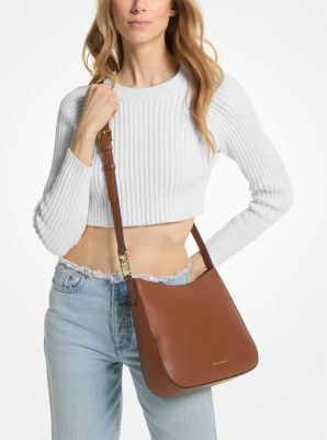 Kensington Large Pebbled Leather Crossbody Bag image number 3