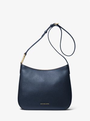 Kensington Large Pebbled Leather Crossbody Bag