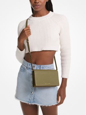 Jet Set Medium Pebbled Leather Front-Flap Crossbody Bag image number 2