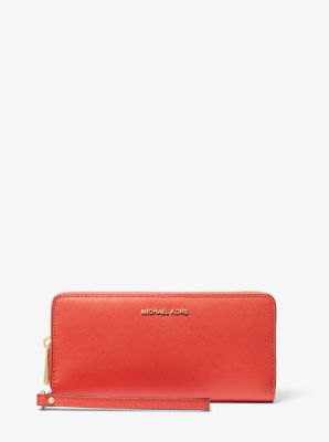 Saffiano discount continental wallet