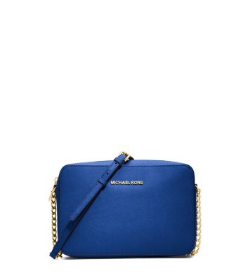 blue michael kors handbag