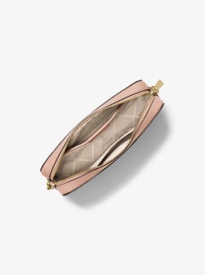 Crossbodytas Jet Set van saffianoleer, groot image number 1
