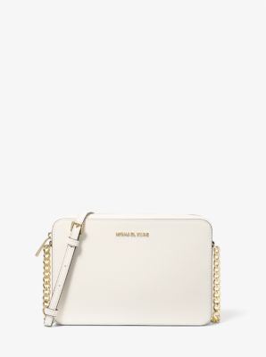 Grand sac à bandoulière Jet Set en cuir saffiano