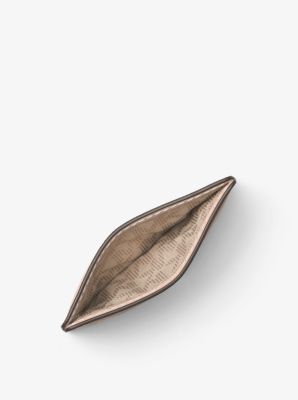 Travel Saffiano Leather Card Case