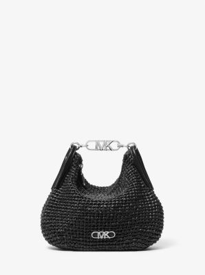 Kendall Small Straw Shoulder Bag