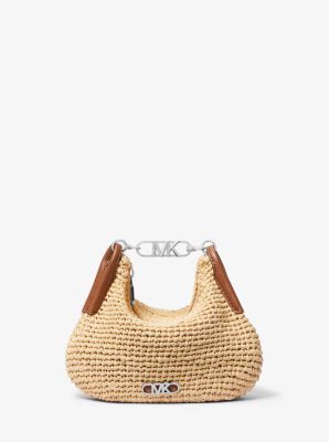 Kendall Small Straw Shoulder Bag image number 0