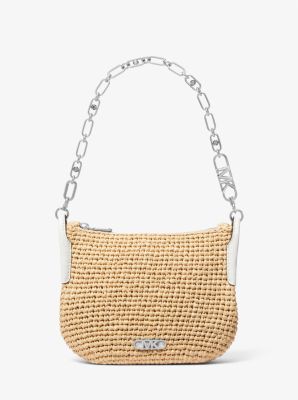 Kendall Small Straw Shoulder Bag image number 3