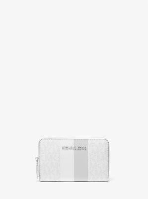 Jet Set Small Signature Logo Stripe Card Case image number 0