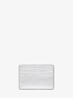 Jet Set Small Metallic Leather Card Case image number 2