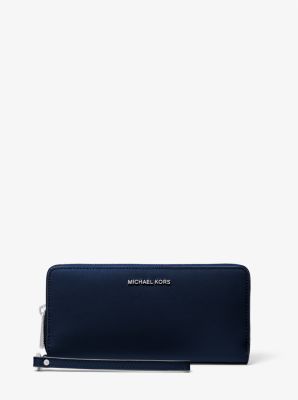 Large Saffiano Leather Continental Wallet