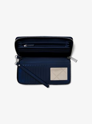 Large Saffiano Leather Continental Wallet