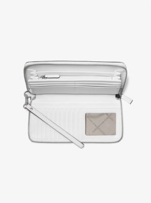 Large Saffiano Leather Continental Wallet