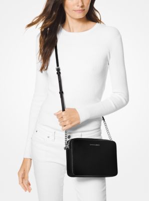 michael kors jet set black silver