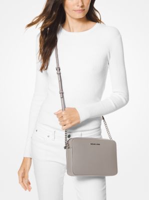 michael kors jet set crossbody grey