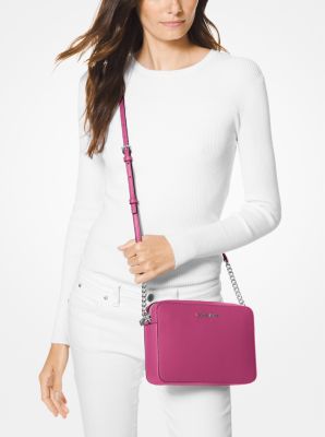 Michael michael kors jet set large saffiano leather crossbody online