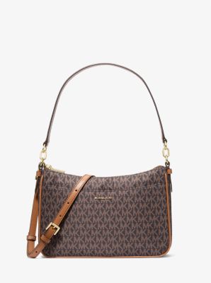 Jet Set Medium Signature Logo Print Woven Convertible Pochette image number 0