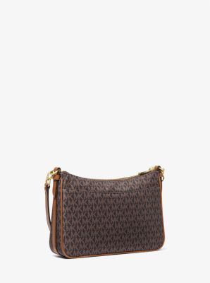 Jet Set Medium Signature Logo Print Woven Convertible Pochette image number 2
