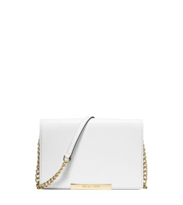 michael kors white clutch