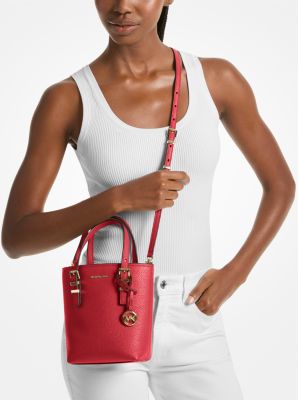 Quinn Extra-Small Pebbled Leather Tote Bag image number 2